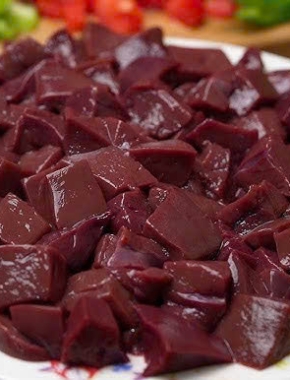 FZ8. Lamb Liver (Frozen) 500g - gan cừu (Đông Lạnh)